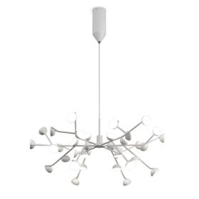 M8651  Adn Pendant Dimmable Round 36 Light 100W LED White